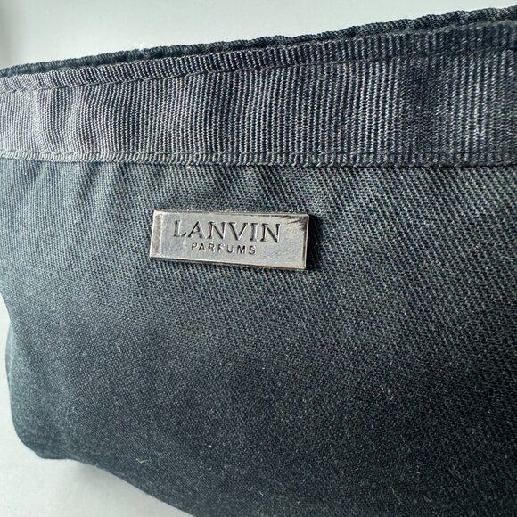 LANVIN Black Beauty Cosmetic Bag - Picture 4 of 11